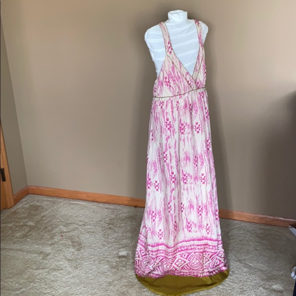 Ann Taylor Loft Silk Maxi Dress